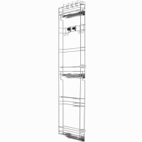 Карго MAXI с крючками 1700 для кухни 150 мм, с доводчиком Vibo правое (ELQGM155PAPDXPС)