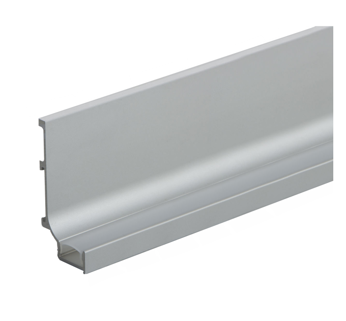Профиль L алюм для фасад. без ручек под LED L=5950