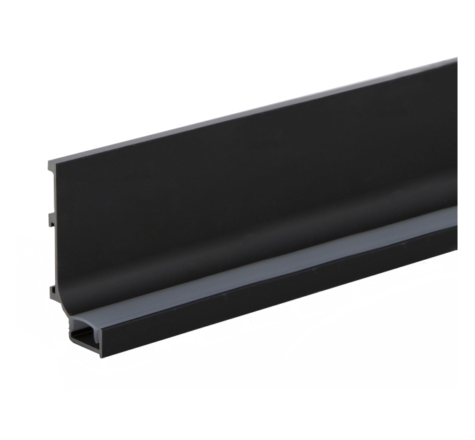 Профіль L чорний для фасад. без ручок під LED L=5950