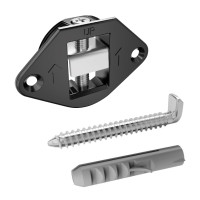 CONCEALED HANGER D-35, навес для зеркал и стеновых панелей