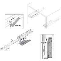 К-т механизмов Push to open Silent для Actro YOU/Actro 5D, слабый 8 - 20 кг (9257891)