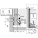 Направляющие Hettich Quadro 30 SS с доводчиком 350мм, ДСП-18 ЕВ=23 (9267403 + 9267404)