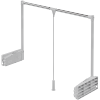 Пантограф на 10 кг, 850-1150мм, белый+хром S-6013-W