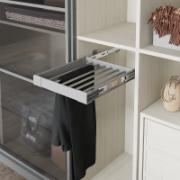 Брючниця висувна бічного кріплення, алюміній 400 мм, S-6201-G Брючниця висувна бічного кріплення, алюміній 400 мм, S-6201-G