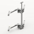 Каркас для механизма Salso 450-500 мм, левый, серебряный, Hettich 9381051