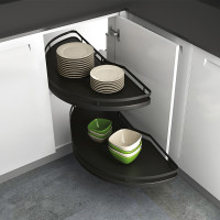 Каркас для механизма Salso 400 мм, левый, антрацит, Hettich 9381055