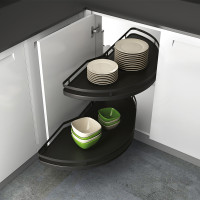 Каркас для механизма Salso 400 мм, правый, антрацит, Hettich 9381056