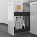 Карго LARIO 200 2-уровневое, 300 мм, антрацит, без направляющих, Hettich 9381028