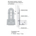 З’єднувач середньої траверси VariFix, Hettich