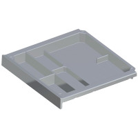 Лоток SmarTray Plastic, H40 мм, пластик, серый (9134233)