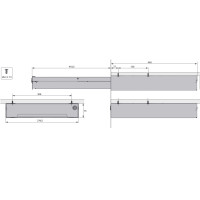 Лоток SmarTray Steel LapTop в корпусе, H75 мм, антрацит (9236934)