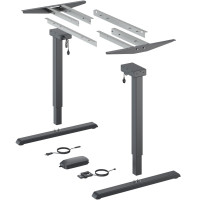 Steelforce Pro 300 - комплект стола с электрорегулировкой высоты, черный (9309791)