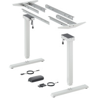 Steelforce Pro 300 slim - комплект стола с электрорегулировкой высоты, белый (9309794)