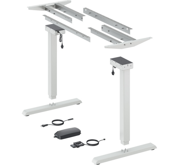 Steelforce Pro 300 slim - комплект стола с электрорегулировкой высоты, белый (9309794)