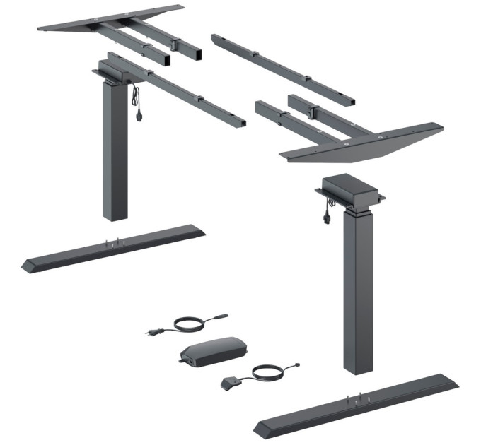 Steelforce Pro 470 SLS - комплект столу з електрорегулюванням висоти, чорний (9309755)