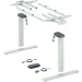 Steelforce Pro 670 SLS - комплект столу з електрорегулюванням висоти, білий (9309762)
