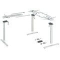 Steelforce Pro 671 SLS Highline XL кут 90° - комплект столу з електрорегулюванням висоти, білий (9311392)