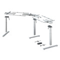 Steelforce Pro 673 SLS Highline XL кут 135° - комплект столу з електрорегулюванням висоти, сірий (9311393)