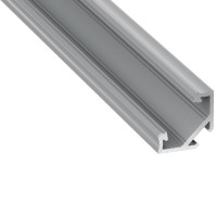 Алюминиевый профиль для LED-ленты L-4150, угловой серебро