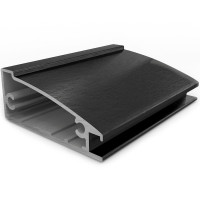 Алюминиевый фасадный рамочный профиль Е-3 черный Brush Elite КНР
