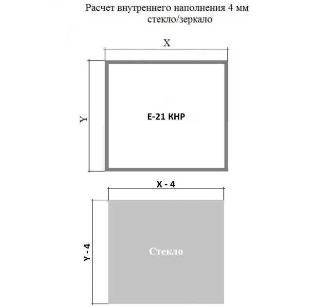 Алюминиевый фасадный рамочный профиль Е-21 черный Brush Elite КНР