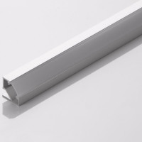 Алюминиевый профиль угловой для LED-ленты L-5950, серебро