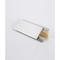 Плинтус кухонный Н=30 алюм Brush L=4200