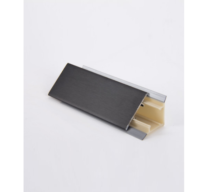 Плінтус кухонний Н=30 чорний Brush L=4200
