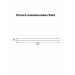 Полоса алюминиевая (покраска RAL 9010) 50х4. Белая