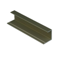 Обрамляющий профиль для раздвижных дверей 18мм, коньяк L=5500
