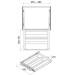 Полка для обуви выдвижная 700мм, S-6262-G