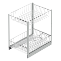 Карго 2-х уров. с сеткой с дов 300мм, серое S-2100-1 gray