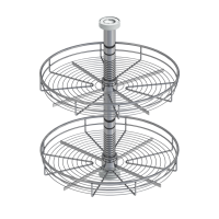 Карусель 4/4, D=600, хром S-3031-C