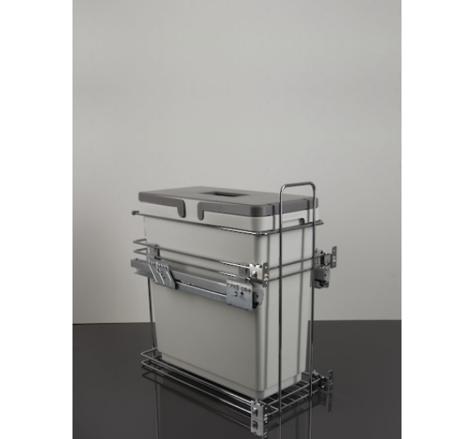 Ведро выдвижное в секцию 300 одинарное Vibo (PKBGME301AMG)