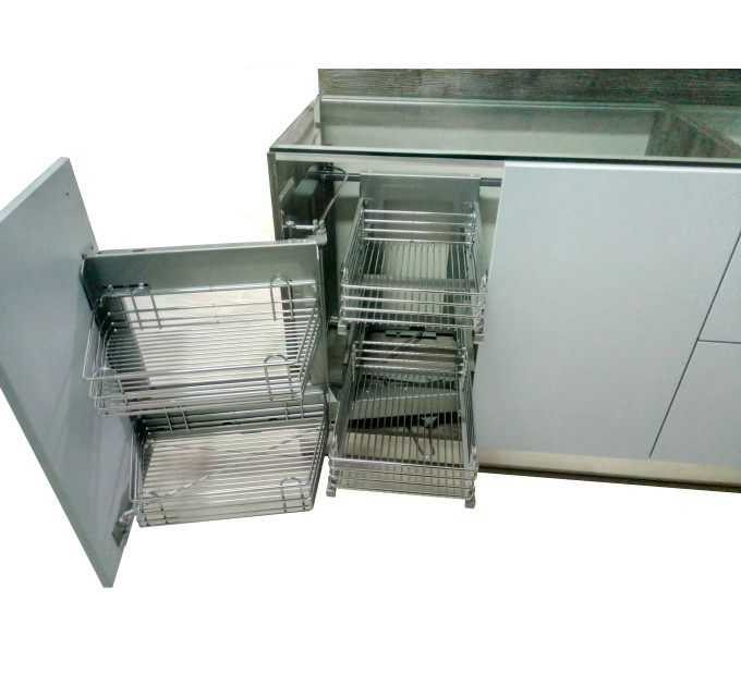 Поворотный угловой механизм левый Vibo (SMACE45SXFMC)