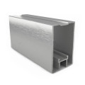 Elite профиль вертикальный Quadro L-5500 серебро Brush
