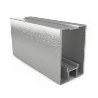 Elite профиль вертикальный Quadro L-5500 серебро Brush