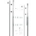 Vertico Mono - комплект 400–700 мм, L-2500 мм (45315)