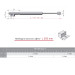Газовый лифт KRABY L=355 открывание вниз