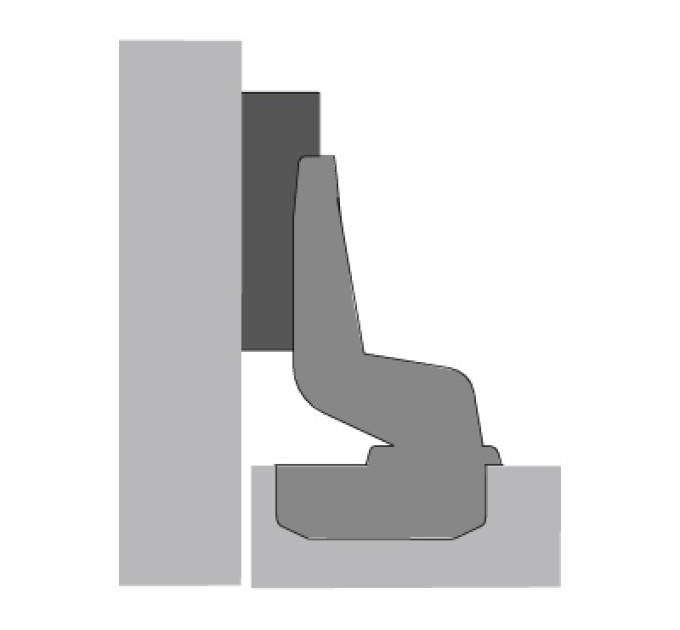 Intermat 9973 внутрішня петля 110° без пружини (9042878)