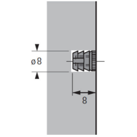 Стяжка эксцентриковая VB - муфта №30, D=10 для DU 426 (1005288)