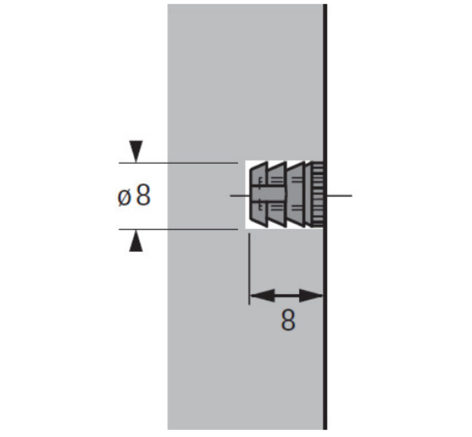 Стяжка эксцентриковая VB - муфта №30, D=10 для DU 426 (1005288)