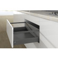 Ящик Hettich ArciTech H=218 L=550 антрацит 1 релинг, с доводчиком