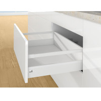 Ящик Hettich ArciTech H=186 L=500 белый 1 релинг, с доводчиком