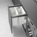 Висувні кошики для білизни AvanTech YOU Pull Laundry 600мм, 40+40л