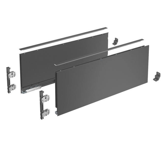К-кт боковин AvanTech YOU, H=187, L=500 мм, антрацит (9255347)