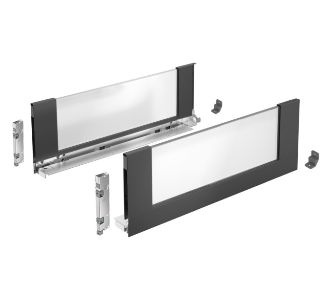 К-кт боковин AvanTech YOU INLAY, H=187, L=500 мм, антрацит (9257190)