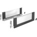 К-кт боковин AvanTech YOU INLAY, H=187, L=500 мм, антрацит (9257190)