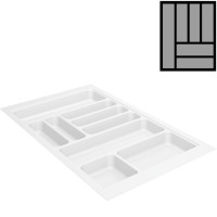Лоток OrgaTray 440, Ш351-400 Г441-520 пластик, белый (9194965)