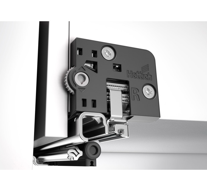 Направляющие Hettich Quadro 4D с доводчиком L=350, ДСП-16 ЕВ=21 (9181292)
